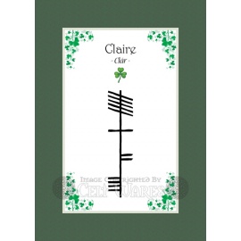 Claire - Ogham First Name