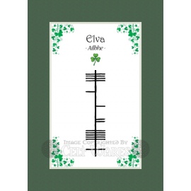 Elva - Ogham First Name