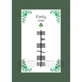 Emily - Ogham First Name