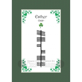 Esther - Ogham First Name