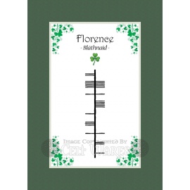 Florence - Ogham First Name