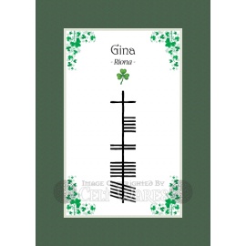 Gina - Ogham First Name