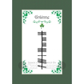 Gráinne - Ogham First Name