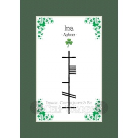 Ina - Ogham First Name