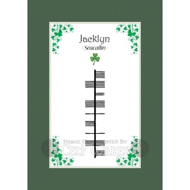 Jacklyn - Ogham First Name