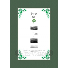 Julia - Ogham First Name