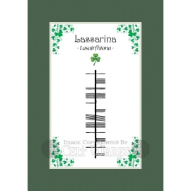 Lassarina - Ogham First Name