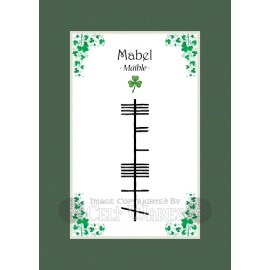 Mabel - Ogham First Name