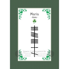 Maria - Ogham First Name