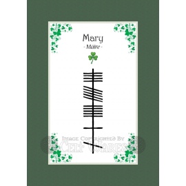 Mary - Ogham First Name
