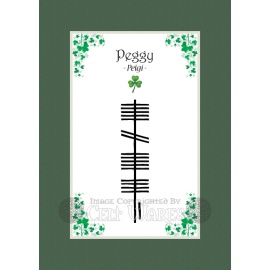 Peggy - Ogham First Name