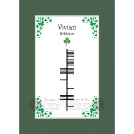 Vivian - Ogham First Name