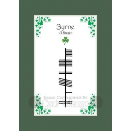 Byrne - Ogham Last Name