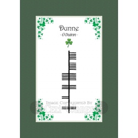 Dunne - Ogham Last Name