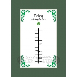 Foley - Ogham Last Name