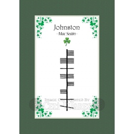 Johnston - Ogham Last Name