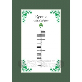 Keane - Ogham Last Name