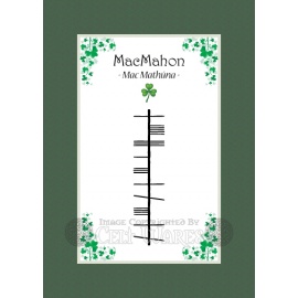 MacMahon (Modern) - Ogham Last Name