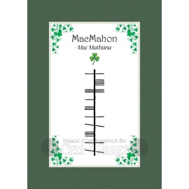 MacMahon (Modern) - Ogham Last Name