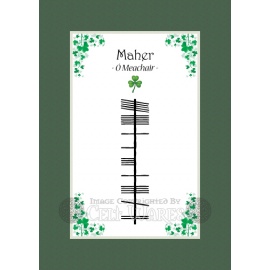 Maher - Ogham Last Name