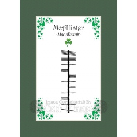 McAllister - Ogham Last Name