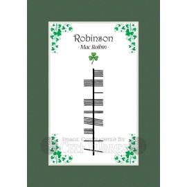 Robinson - Ogham Last Name