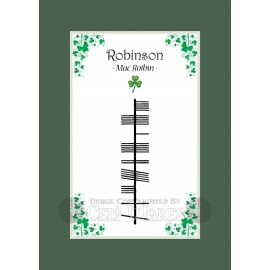 Robinson - Ogham Last Name