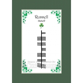 Russell - Ogham Last Name