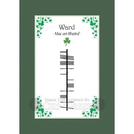 Ward - Ogham Last Name