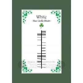 White - Ogham Last Name