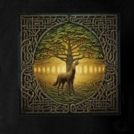 Celtic Stag - Black T-Shirt