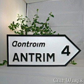 Antrim Road Sign