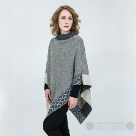 Mull Cape - Silver / Merino