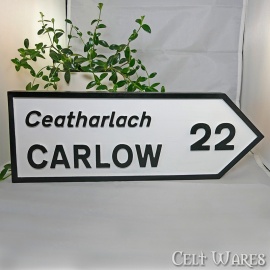 Carlow Road Sign