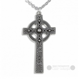 Cashel Cross Pewter Pendant