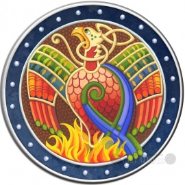 Celtic Coasters 4pk - Celtic Phoenix