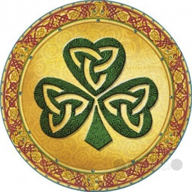 Celtic Coasters 4pk - Shamrock