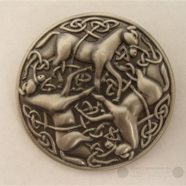 Celtic Horse Brooch