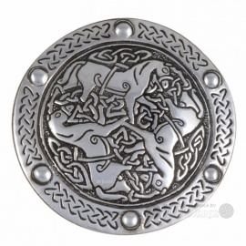 Celtic Horses Belt Buckle