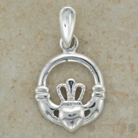 Claddagh Pendant with Openwork Crown