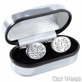 Cufflinks - Oval Celtic Knot