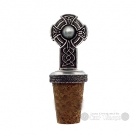 Celtic Cross Bottle Stopper - Closed Ring