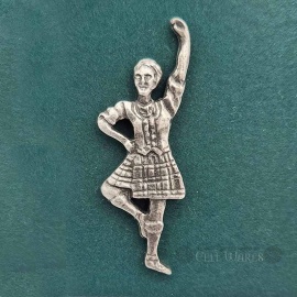 Highland Dancer Lapel Pin