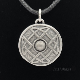 Four Trinitys Celtic Shield Pewter Pendant