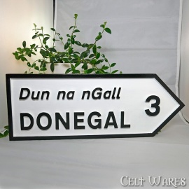 Donegal Road Sign