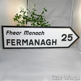 Fermanagh Road Sign