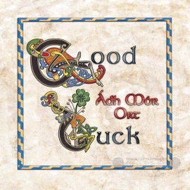 Good Luck - Celtic Greetings Card