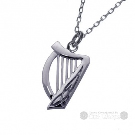 Double Sided Harp With Celtic Knot