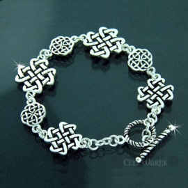 Love 2 Knots Toggle Bracelet