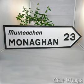 Monaghan Road Sign